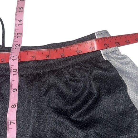 Nike Dri-Fit Black & Gray Track Pants S Polyester Athleisure Wear - Picture 11 of 12